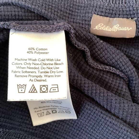 EDDIE BAUER Mens Long Sleeves Blue Sweater. Size L - Picture 4 of 8